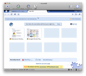 Chrome ブラウザ