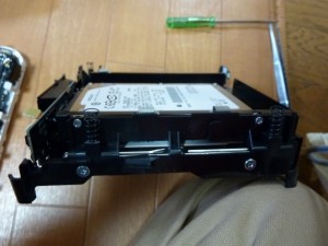 ハードディスクの配置