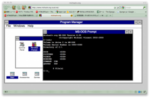 JavaScript で Windows3.1